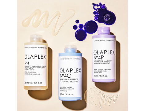 OLAPLEX No.4P BLONDE ENHANCER TONING szampon tonujący włosy blond 250 ml - 5